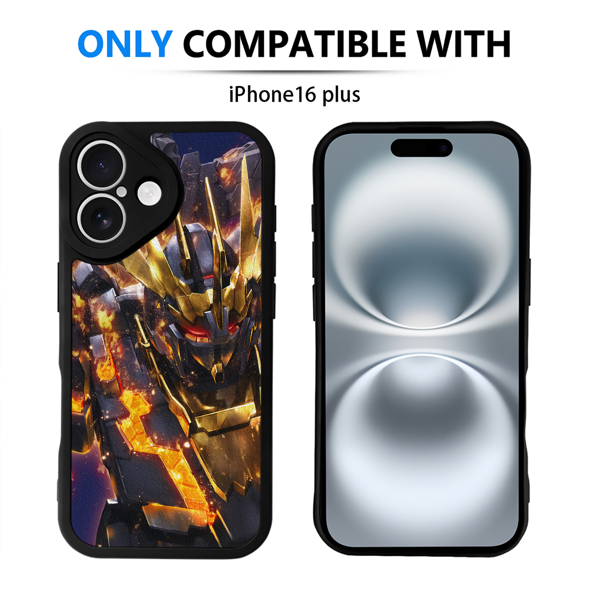 （画像用） 機動戦士ガンダム Mobile Suit Gundam 【iPhone 16シリーズ対応】シリコンスマホケース（レザー調） 材質：シリコン
